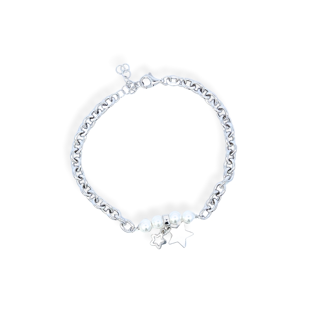 Chic star perla srebrna narukvica Chic star perla srebrna narukvica