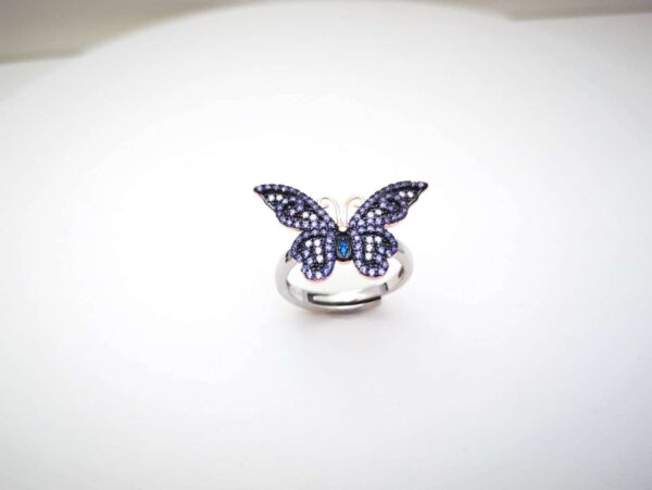 Butterfly srebrni prsten