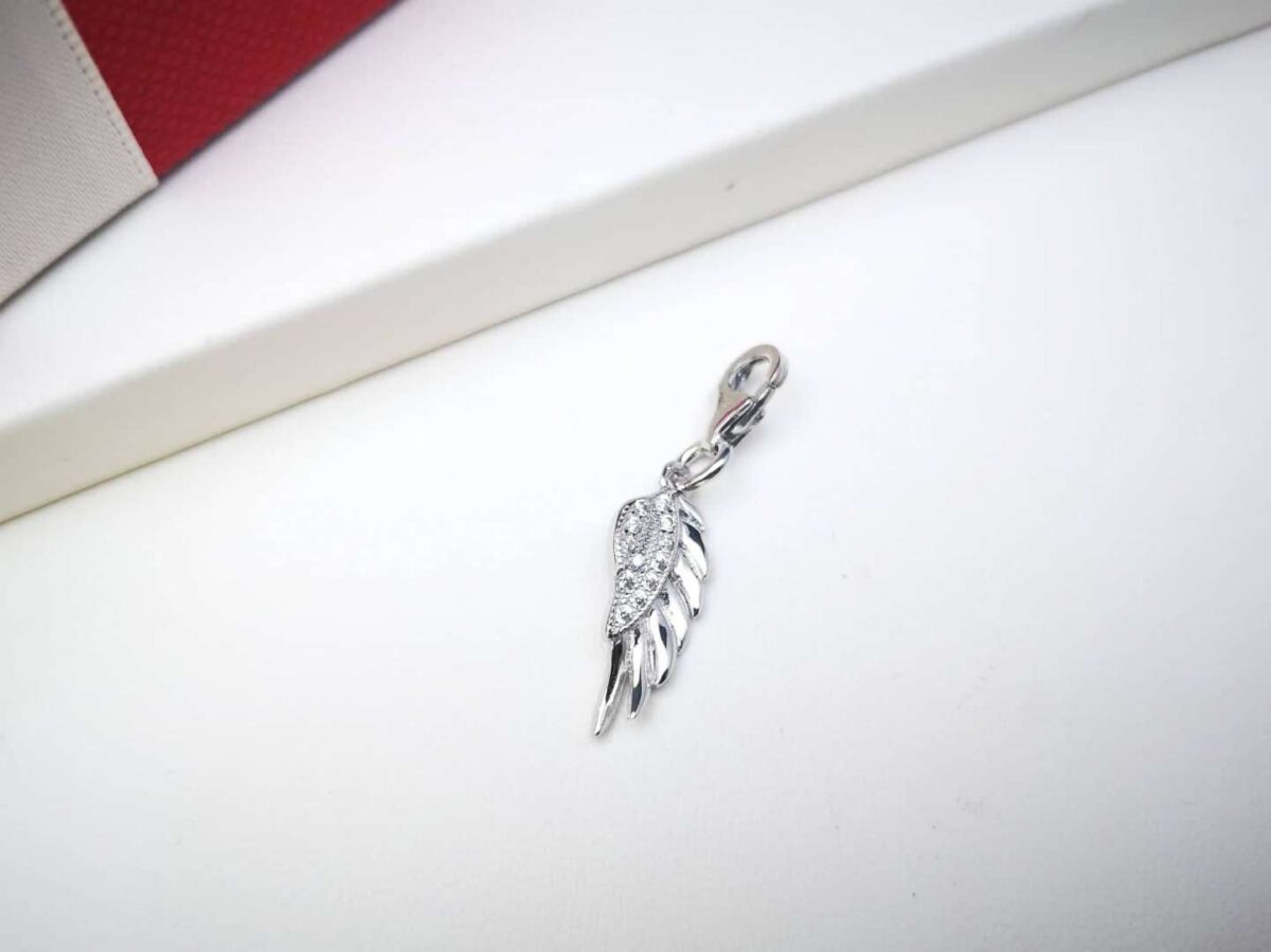 Anđeoska krila srebrni privjesak