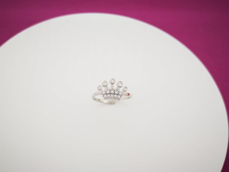 Crown srebrni prsten