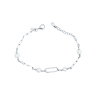 Classy pearl narukvica srebro link