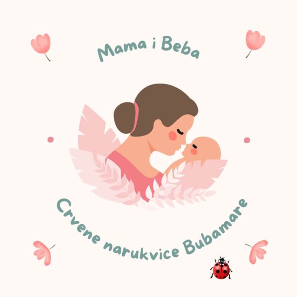 Crvene narukvice Mama i dijete