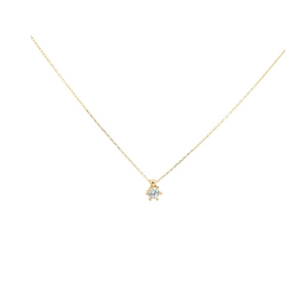 Zlatna ogrlica Solitaire