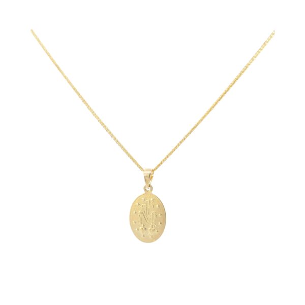 Gospa medalja zlatna ogrlica