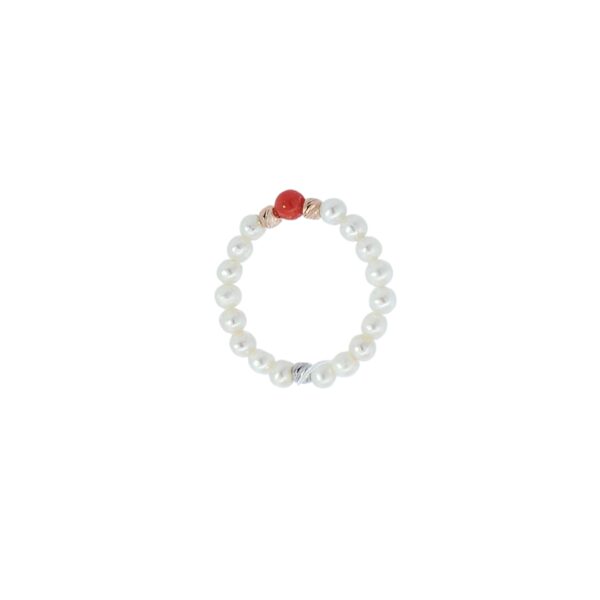 Classy pearl flexi prsten