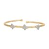 Cuff butterfly srebrna narukvica