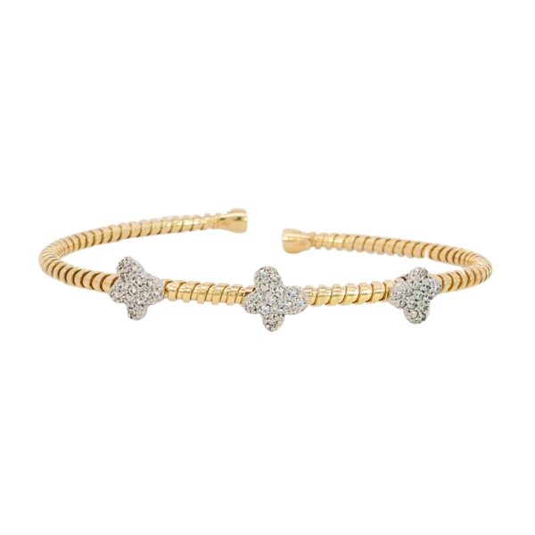 Cuff butterfly srebrna narukvica