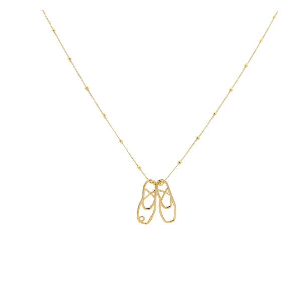 Ballet Shoes srebrna ogrlica