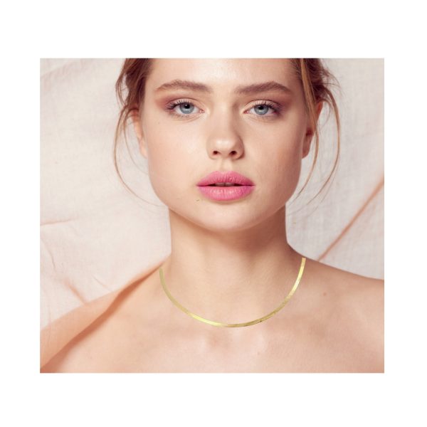 Flat snake chain srebrna ogrlica Frederiko