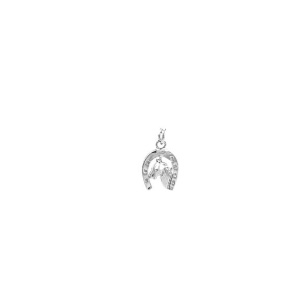 Horseshoe Horse srebrni privjesak