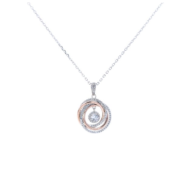 Three rings srebrna ogrlica