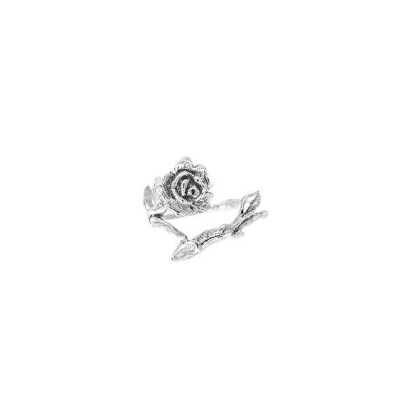 Roses srebrni prsten