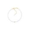 Classy pearl LUNAR srebrna narukvica pozlata