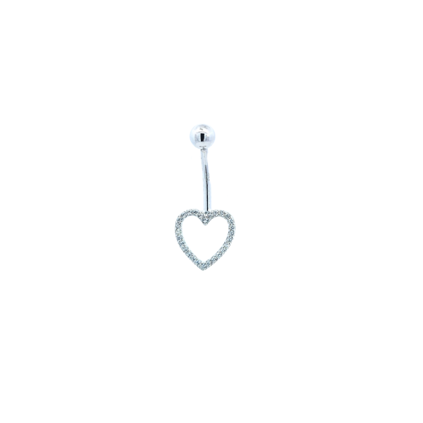 Piercing za pupak SRCE