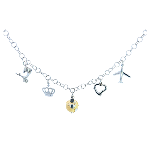 Srebrna narukvica Charm Voyager
