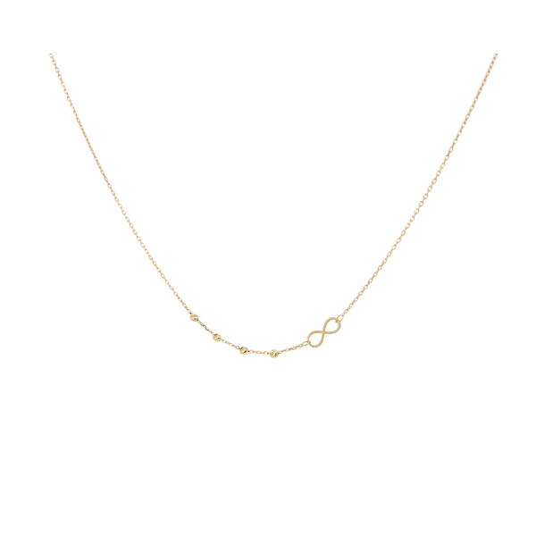 Infinity Forever zlatna ogrlica