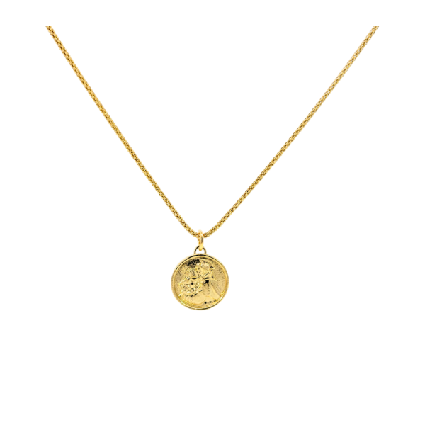 Sv. Antun medalja srebrna ogrlica