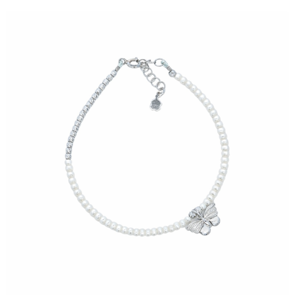 Classy pearl narukvica leptir