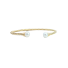 Classy pearl cuff srebrna narukvica
